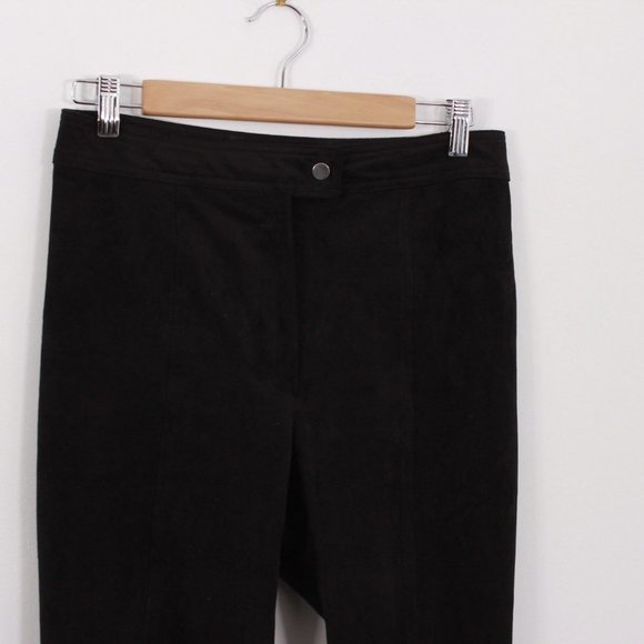 *H&M Black Sude Skinny Pant - Picture 4 of 5
